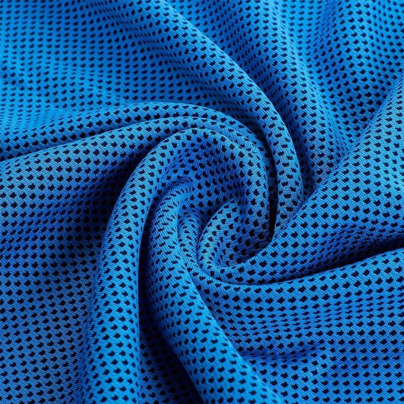 Cooling honeycomb fabric for running/fitness/athleisure clothin