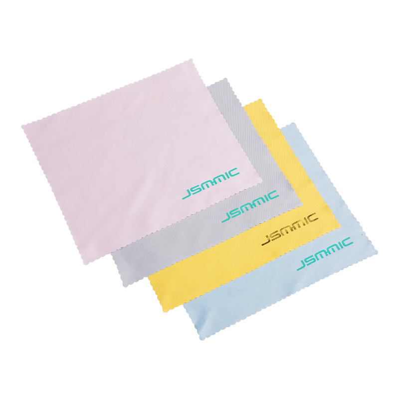 Multi-color microfiber lens cleaning cloth for laptops, LCD TV screens, glasses, camera lenses, cell phones, etc. (7